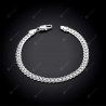 Snake Shape Alloy Chain Bracelet Gift for Men Charm Jewelry 5M