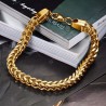 Stainless Steel Multi Strand Chain Men Bracelet