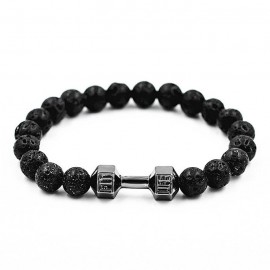 Unisex Fashionable Volcanic Lava Stone Bracelet