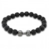 Unisex Fashionable Volcanic Lava Stone Bracelet