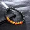 Unisex 8MM Volcanic Stone Beaded Bracelet