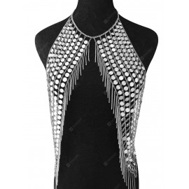 Punk Sequins Geometric Fringed Body Chain