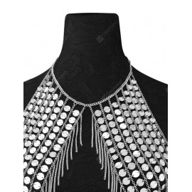 Punk Sequins Geometric Fringed Body Chain