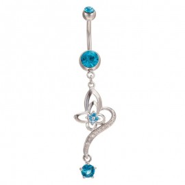 Personality Butterfly Navel Ring P0141