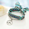 Rune Weave Handmade Cotton Anklet Bracelets For Women