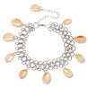 SL131 Sleek Minimalist Beach Casual Style Shell Anklet