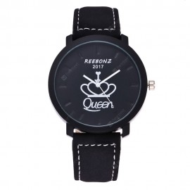 REEBONZ Fashion Leisure Personality KING QUEEN Male and Female Students Quartz Watch