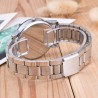 REEBONZ 2 Pcs Couple Steel Sun Ray Couple Watch