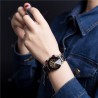 REEBONZ Fashion Sun Ray Lovers Gun Black Quartz Watch