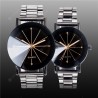 REEBONZ Fashion Sun Ray Lovers Gun Black Quartz Watch