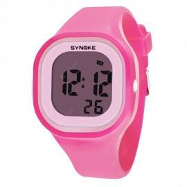 SYNOKE 66896 Waterproof Silicone Band Couple Electronic Watch