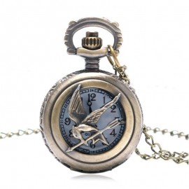 Retro Hunger Game Bronze Fashion Cool Bird Quartz Watch