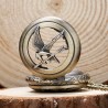 Retro Hunger Game Bronze Fashion Cool Bird Quartz Watch