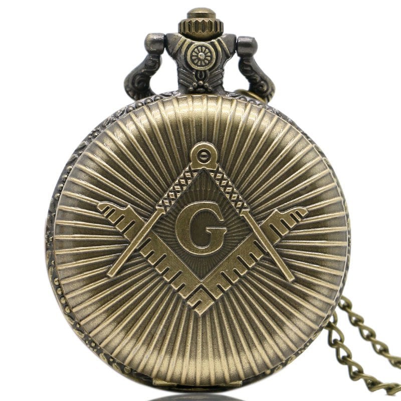 REEBONZ Steampunk Vintage G Quartz Pocket Watch Necklace Pendant