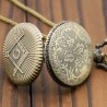 REEBONZ Steampunk Vintage G Quartz Pocket Watch Necklace Pendant