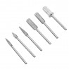 6pcs Electric Polished Bit Nail Grinding Manicure Accessories