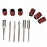 6pcs Electric Polished Bit Nail Grinding Manicure Accessories