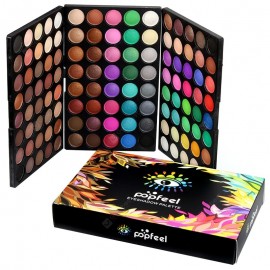 POPFEEL 120 Color Matte Pearl Three-layer Eyeshadow Compact