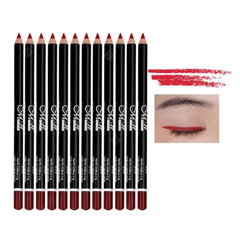 MENOW Waterproof Lasting Eyeliner Pencil 12pcs