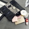 Stitching Snake Pattern Folding Clutch Money Bag Case