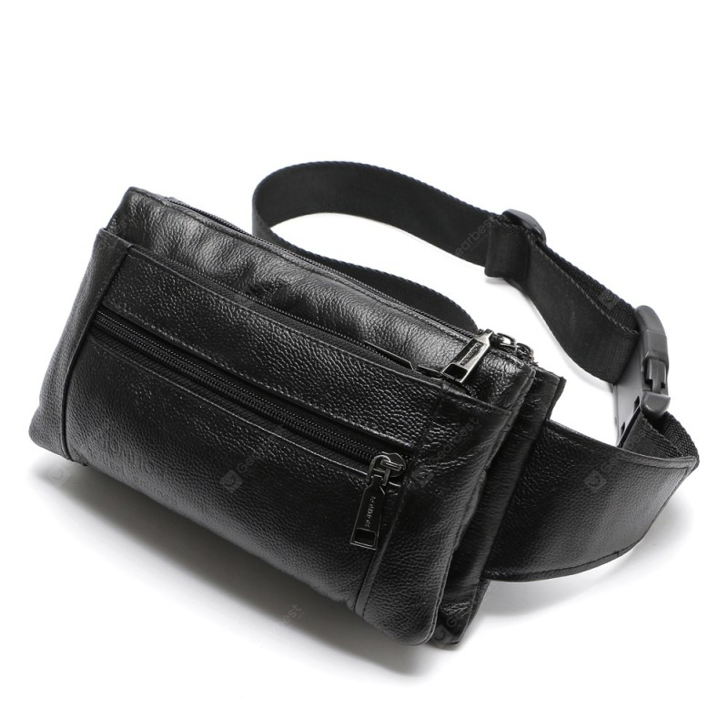 Genuine Leather Waist Packs Fanny Pack Belt Bag Phone Travel Bags Waist Pack Male Small Waist Bag Leather