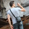 BULLCAPTAIN Men Casual Genuine Leather Shoulder Bag