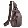 BULLCAPTAIN Men Anti-theft Leather Chest Bag