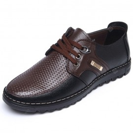 Men's Casual Leather Shoes Breathable Warm