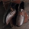 Men's Casual Leather Shoes Breathable Warm