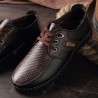 Men's Casual Leather Shoes Breathable Warm