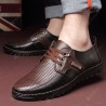 Men's Casual Leather Shoes Breathable Warm