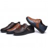 Men's Casual Leather Shoes Breathable Warm