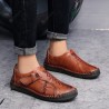 Men Trendy Soft Slip-on Leather Casual Shoes