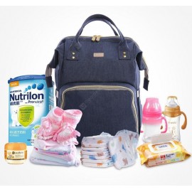 Mummy Backpack Infant Package Multi-function Large Capacity Shoulder Bag Candy Color Satchel