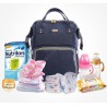 Mummy Backpack Infant Package Multi-function Large Capacity Shoulder Bag Candy Color Satchel