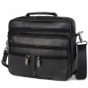 Fonmor Big Tote Bag for Men Business Causal Genuine Leather Briefcase Travel