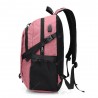 Men Travel Casual Canvas Backpack with USB Charge Port