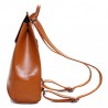 Portable PU Leather Backpack