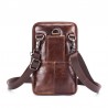 Genuine Leather Men's Waist Packs Phone Pouch Bags