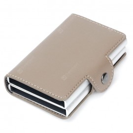 Automatic Pop-up Metal Wallet Anti-theft Anti-magnetic Aluminum Alloy Card Holder