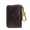 BULLCAPTAIN Leather Men's Leisure Multi-Functional Key Bag Leisure Card Set