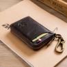 BULLCAPTAIN Leather Men's Leisure Multi-Functional Key Bag Leisure Card Set