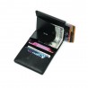 Aluminum Alloy Automatic Elastic Card Package PU Wallet