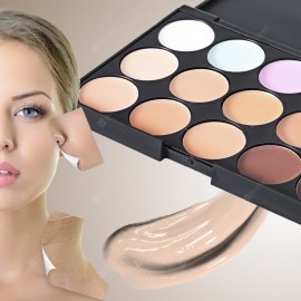 15 Colors Matte Concealer Camouflage Makeup Palette