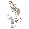 Creative Bronzing Tattoo Sticker 5PCS / Set