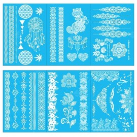 Tattoo Pattern Waterproof Sticker 6pcs