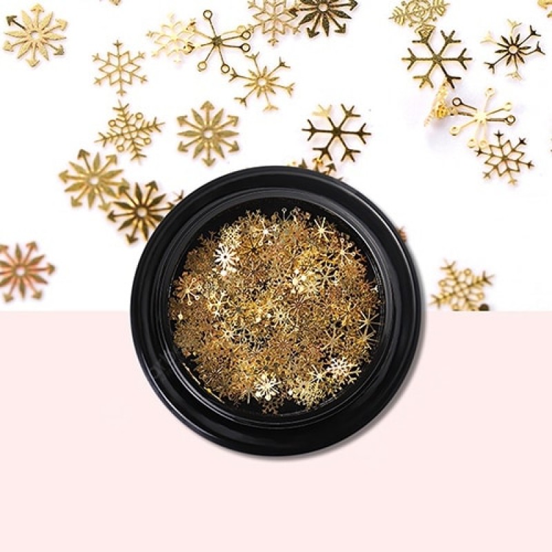 Jewelry Snowflake Sequin Nail Sticker 100pcs