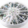 4 Size 300pcs Nail Art Tips Crystal Glitter Rhinestone Decoration