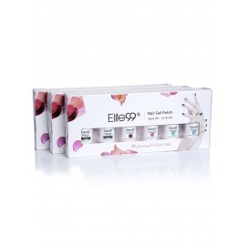 6Pcs UV LED Soak Off Elite99 Gel Polish Lacquer Nail Set