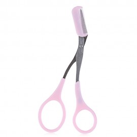 Women Eyebrow Trimmer Groomer with Comb Cutting Scissor